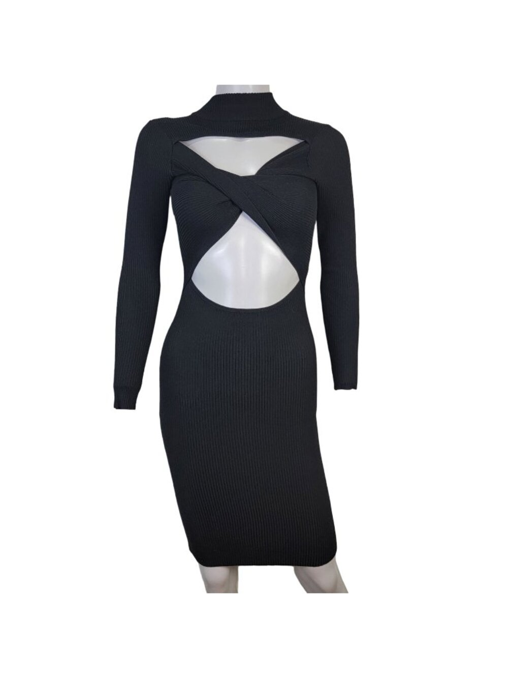 almost famous dresses black Ribbed Bodycon Dress Women Small Knee Length Cut Out Formal across front only of Weaverland Collection KissProm Wine Velvet Beaded Size (IT):39.5